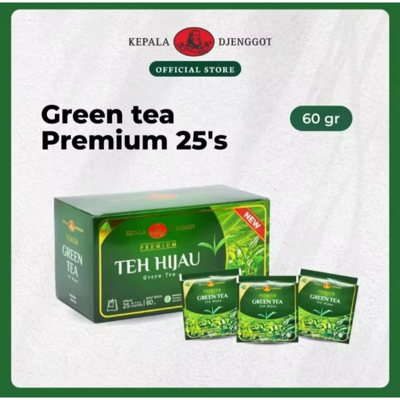 

Teh Hijau Kepala Djenggot Premium 60gr - Teh Hijau Celup - Teh Kepala Djenggot