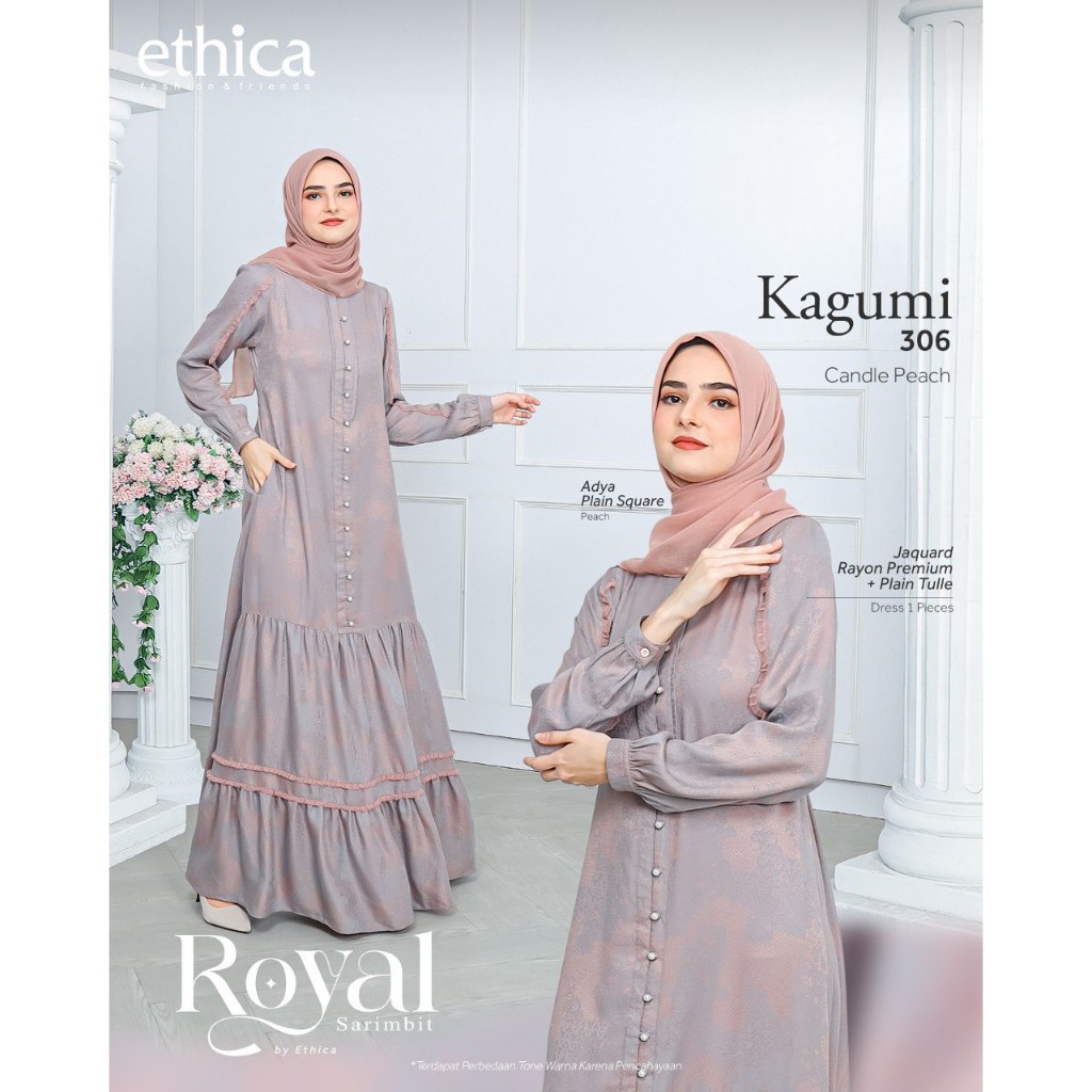 SARIMBIT ETHICA ROYAL 17 CANDLE PEACH