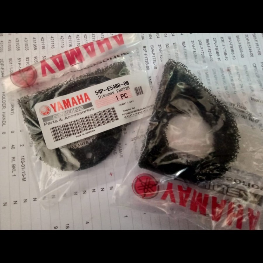 BUSA FILTER CVT ATAS YAMAHA MIO J GT SOUL GT FINO FI 115 ELEMENT 2 ORI YGP ASLI / 54P-E5408-00