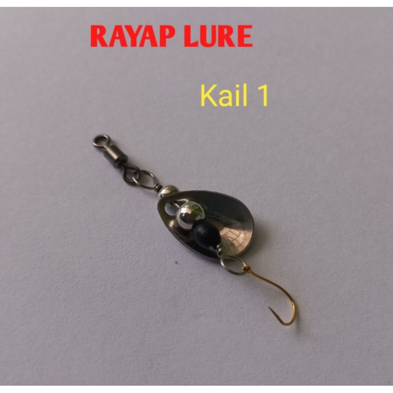 Rayap lure single hook.. Lure ampuh untuk casting nila red devil wader dan masheer
