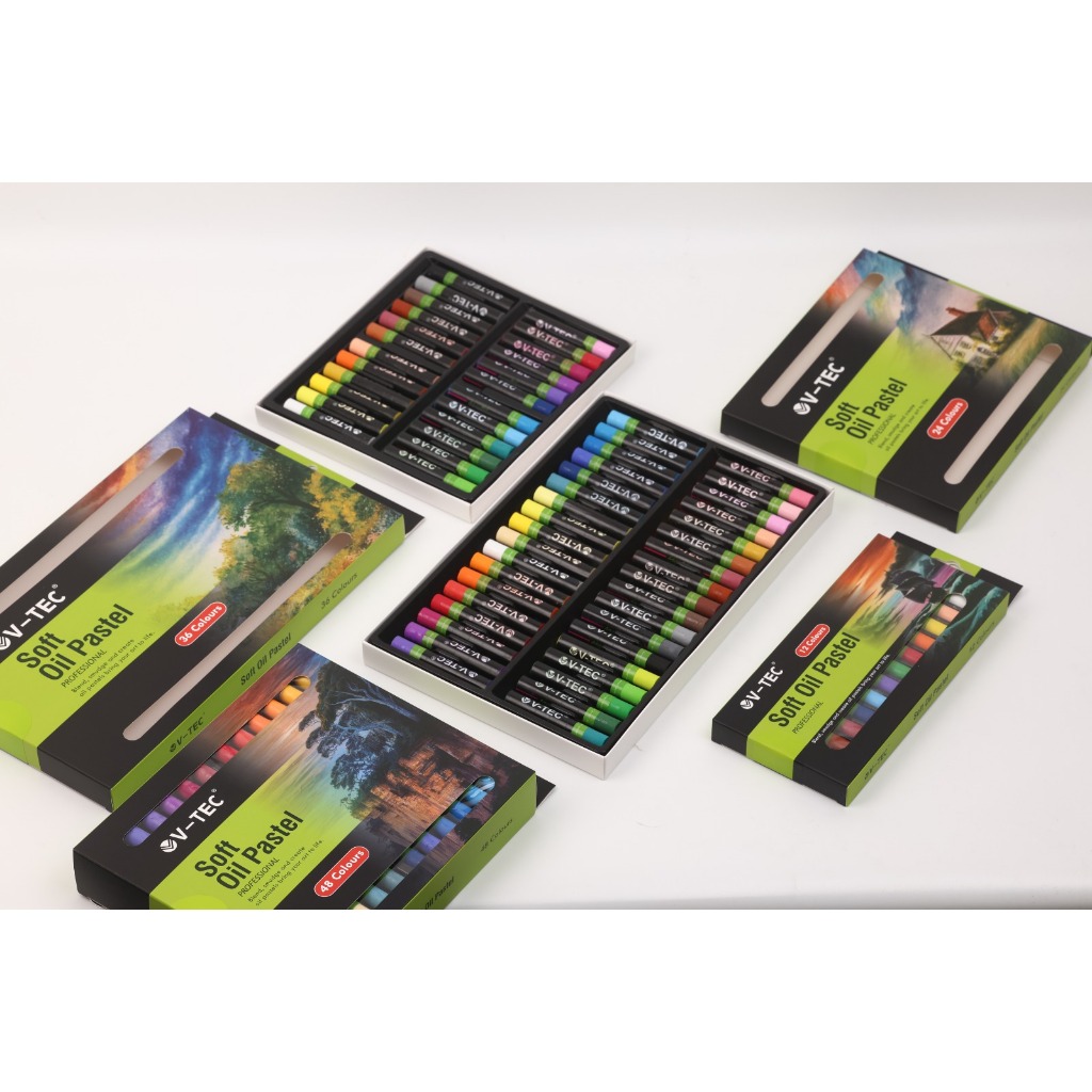 

SOFT OIL PASTEL V-TEC / 12, 24, 36, 48 WARNA VTEC OIL PASTEL CASE ALAT MENGGAMBAR ANAK KRAYON CRAYON PASTEL NON TOXIC MURAH ALAT TULIS SEKOLAH KANTOR KULIAH KAMPUS ATK MURAH LENGKAP / M21 STATIONERY JOGJA