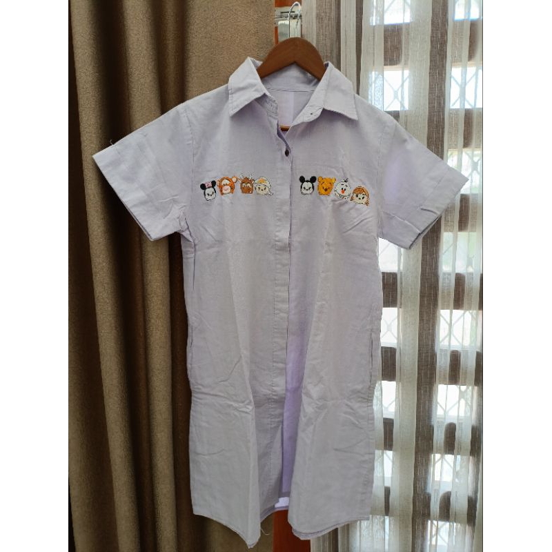 PRELOVED DRESS TSUM UNGU MUDA