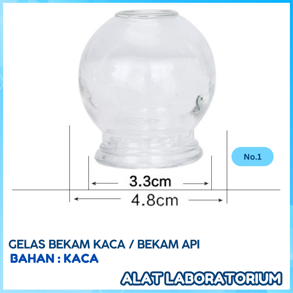 GELAS BEKAM API / GELAS BEKAM KACA / CUP BEKAM API /  ALAT TERAPI BEKAM PUNGGUNG #1