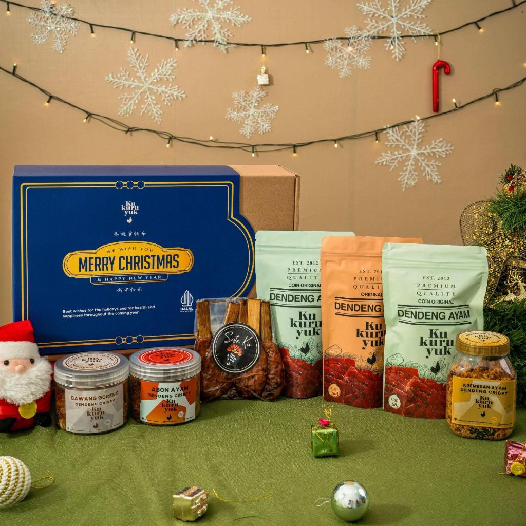 

Dendeng Kukuruyuk Christmas Hampers - O Holy Night Surprise Package - Hampers Natal / Kado Natal Makanan Siap Saji Frozen Food