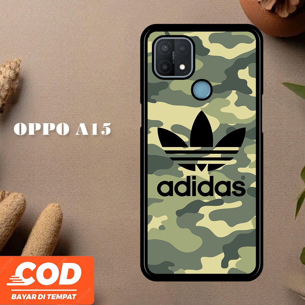 [A20] Adidas Casing OPPO A15 Case Pelindung Hp Keren Lucu Viral Unisex Terbaru