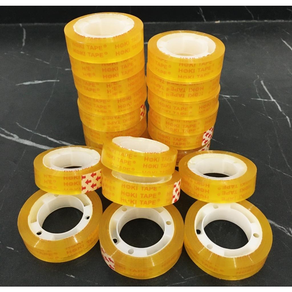 

LAKBAN BENING ISOLASI KECIL HONHSTAR UKURAN 12mmx25yr SATUAN/ISI 12 ROLL MURAH
