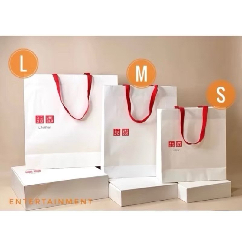 

UNIQLO PAPERBAG GIFT UNTUK KADO HADIAH