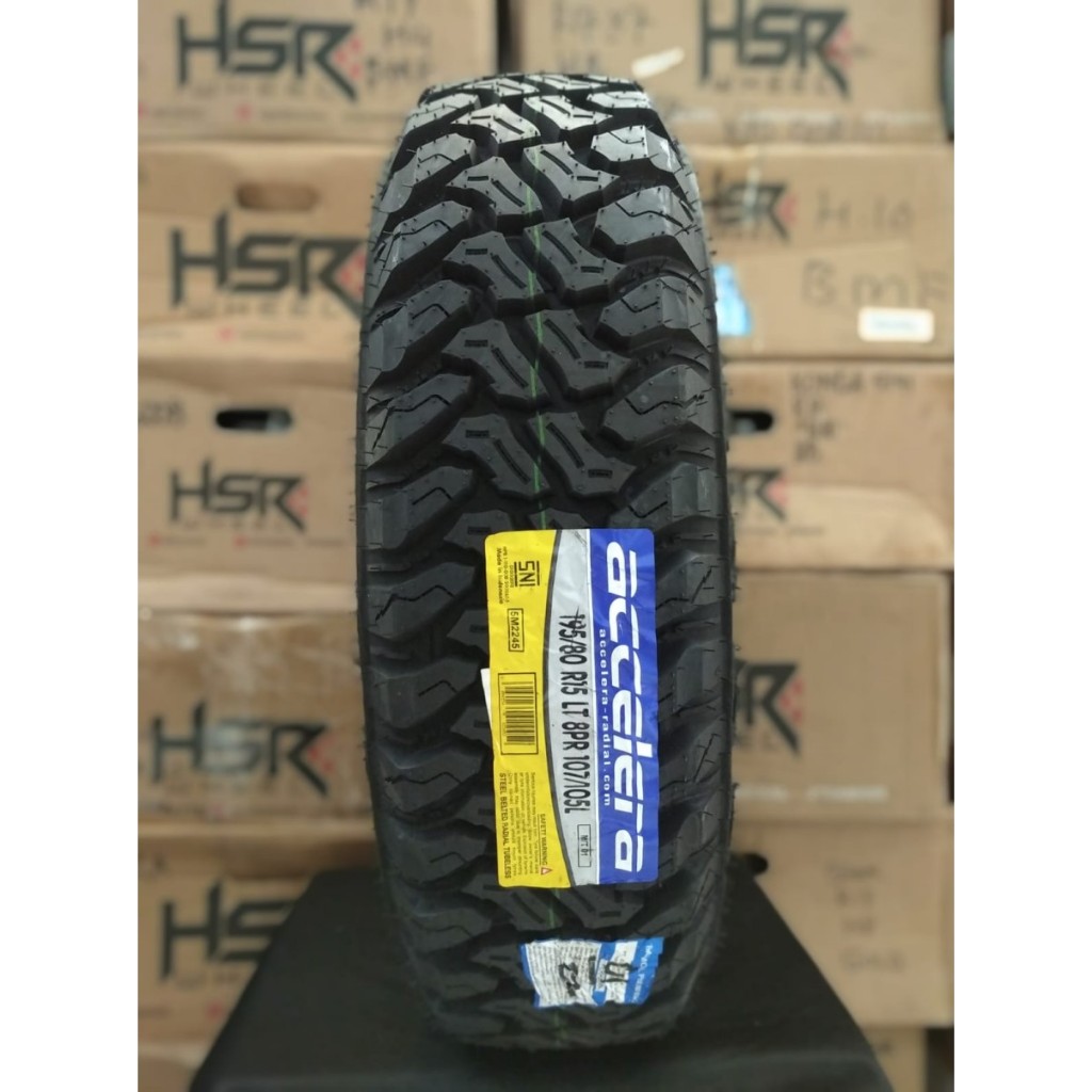 Ban Mobil Ukuran 195 80 R15 Accelera M/T-01 Ban Mobil Off-Road