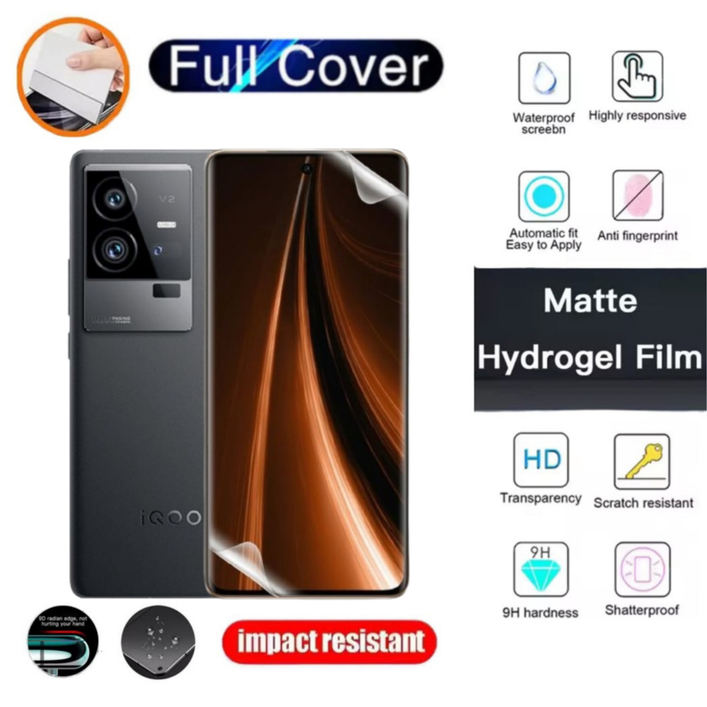 Anti Gores Hydrogel Matte Film Screen Protector Anti MInyak Vivo IQOO 11 5G IQOO 11 Pro