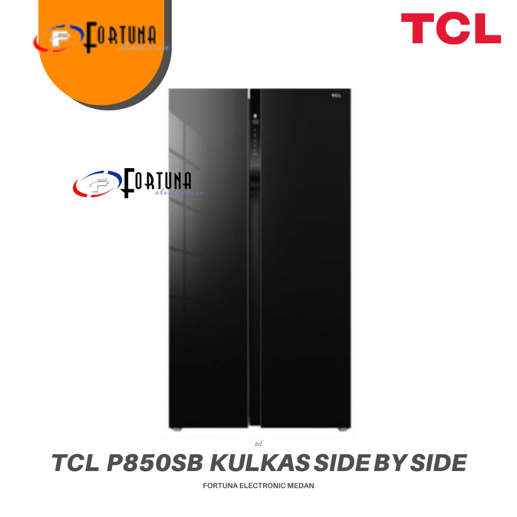 TCL KULKAS SIDE BY SIDE P850SB INVERTER -MEDAN