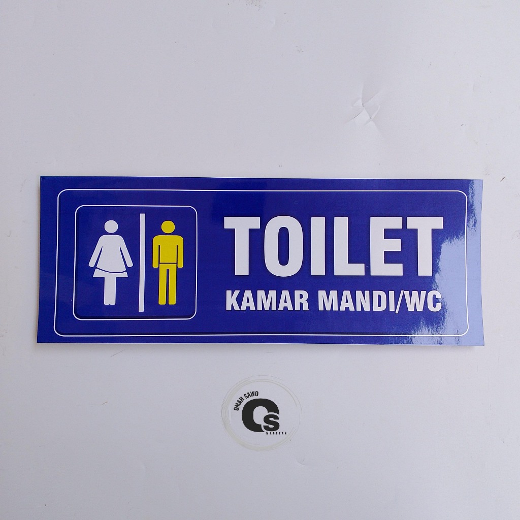 

Stiker Toilet - Kamar Mandi - Stiker WC - Stiker Vinyl