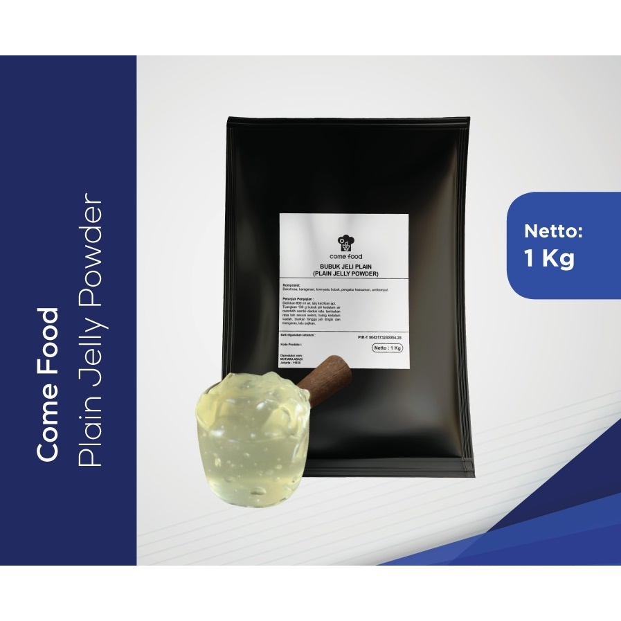 

Bubuk powder Jelly Come Food 1KG Jelly Plain Powder 1kg jelly plain bubuk 1000gram