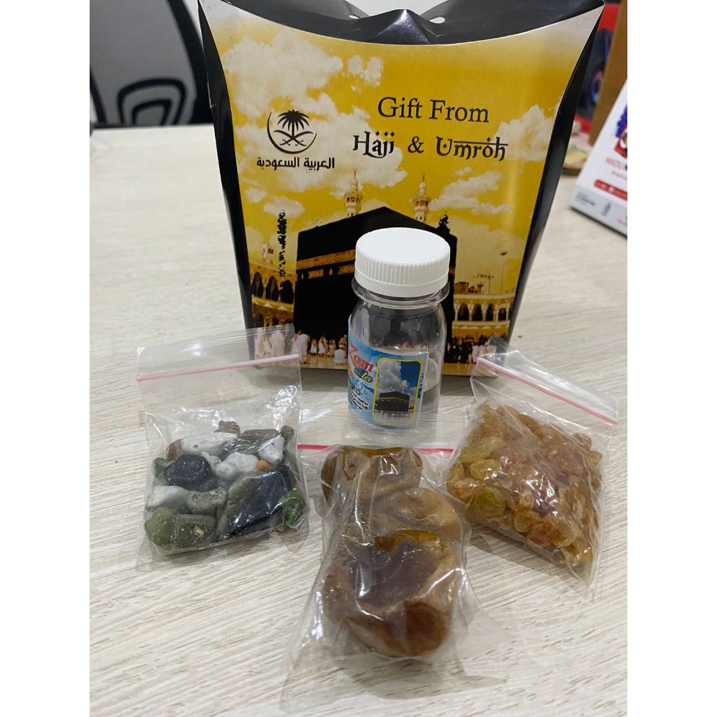 

oleh oleh haji dan umroh kurma kismis air zam zam coklat krikil murah