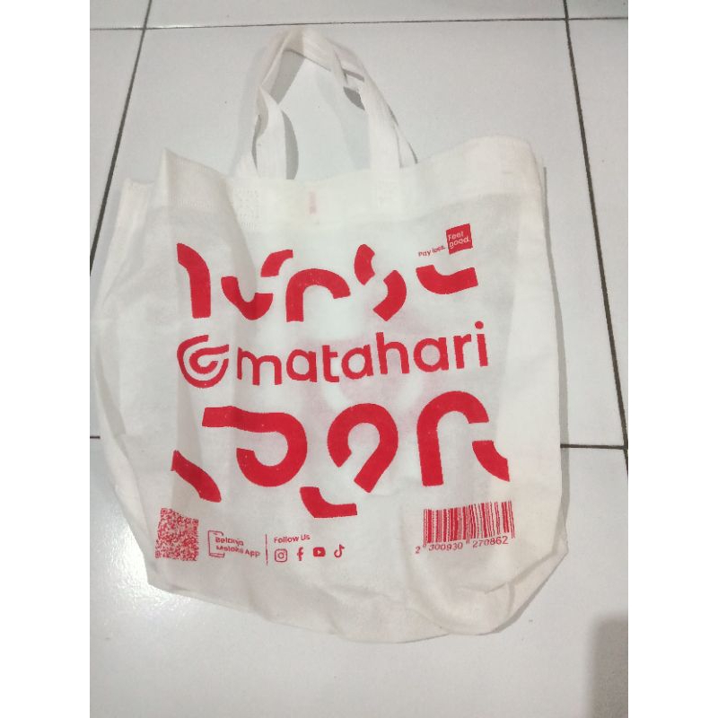

tas belanja/ goodie bag preloved