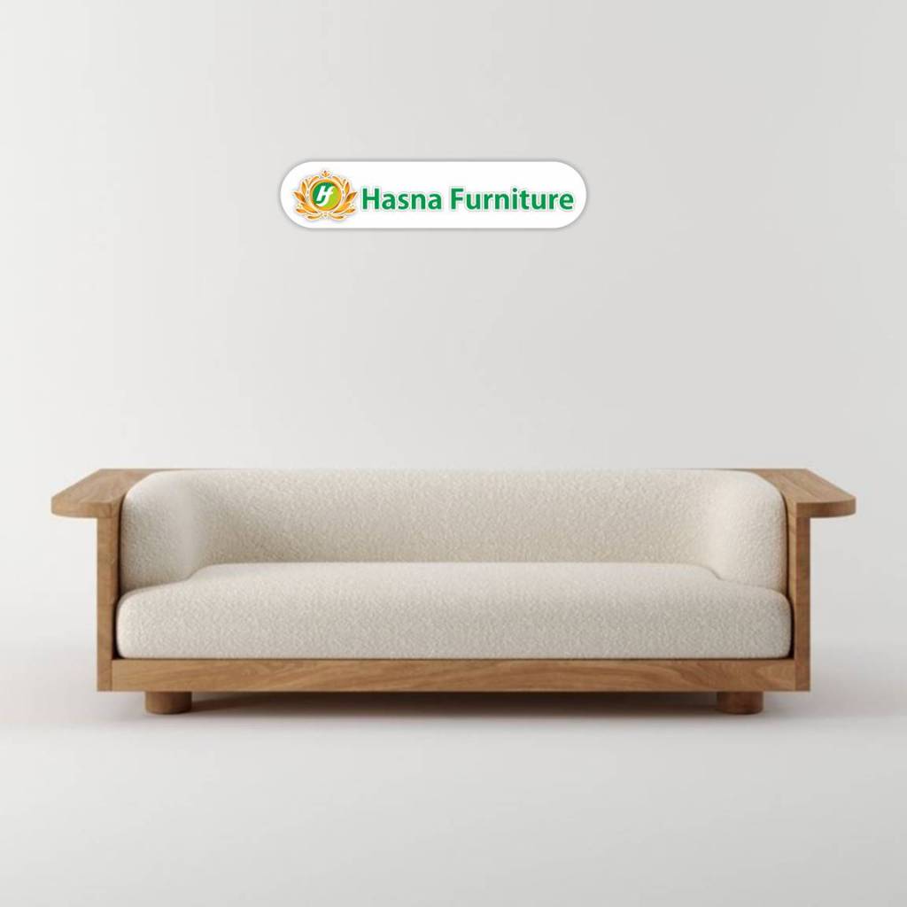 Sofa Tamu Minimalis Modern Sofa Kayu Jati Solid