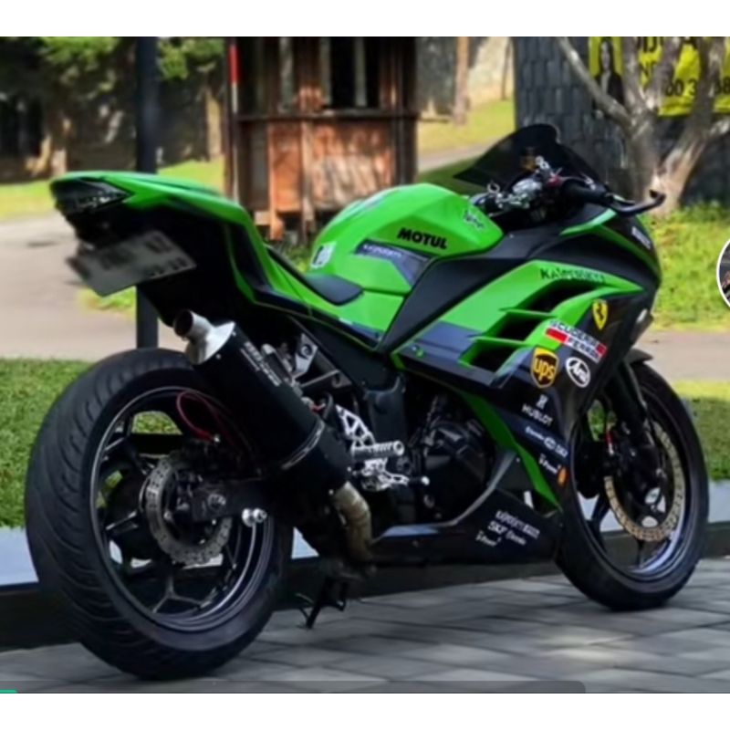 Knalpot Fullset inlet 50mm empuk ngebas Adem CBR 250R NINJA FI NINJA FI OLD R25 Mt25