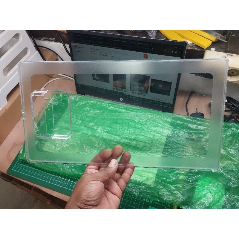 TUTUP FREEZER KULKAS AQUA 1 PINTU ORIGINAL 37.5CM X 20CM