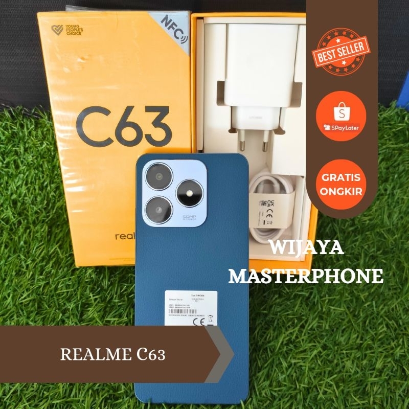 realme C63 Ram 6GB Internal 128GB HP Second Seken Bekas Fullset [murah] hp murah