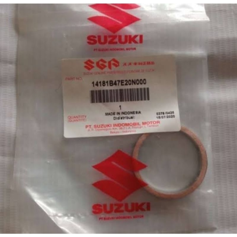 paking packing perpak pipa knalpot Suzuki Satria Fu karbu CBU CKD SCD BARONG FACELIFT RAIDER 150 sat
