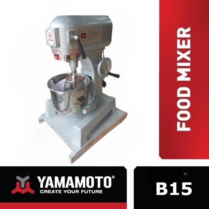 Planetary Mixer B15 15 Liter Mixer Roti 15 Liter YAMAMOTO