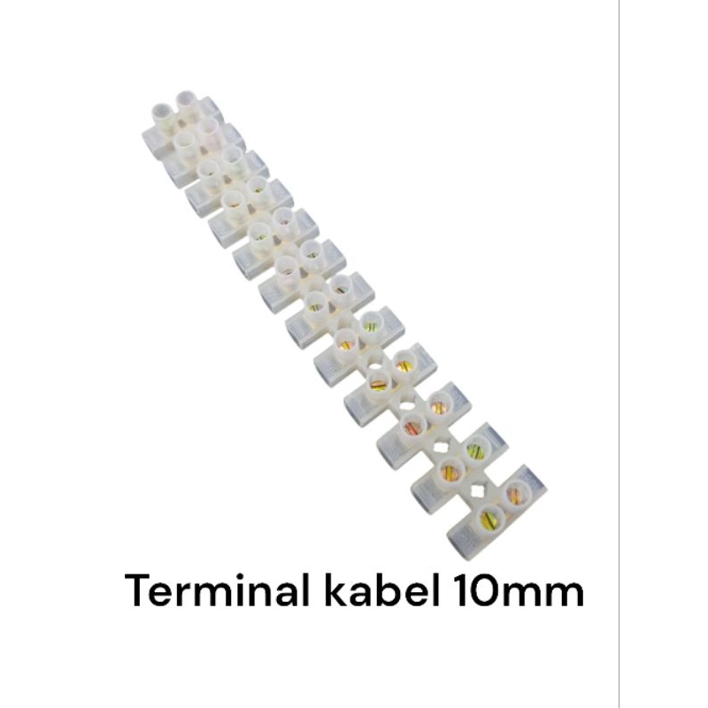 Terminal kabel 10mm putih Pioline