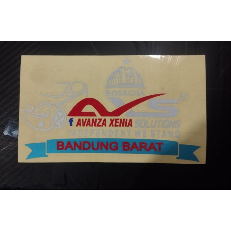 cutting sticker AXS Bandung Barat
