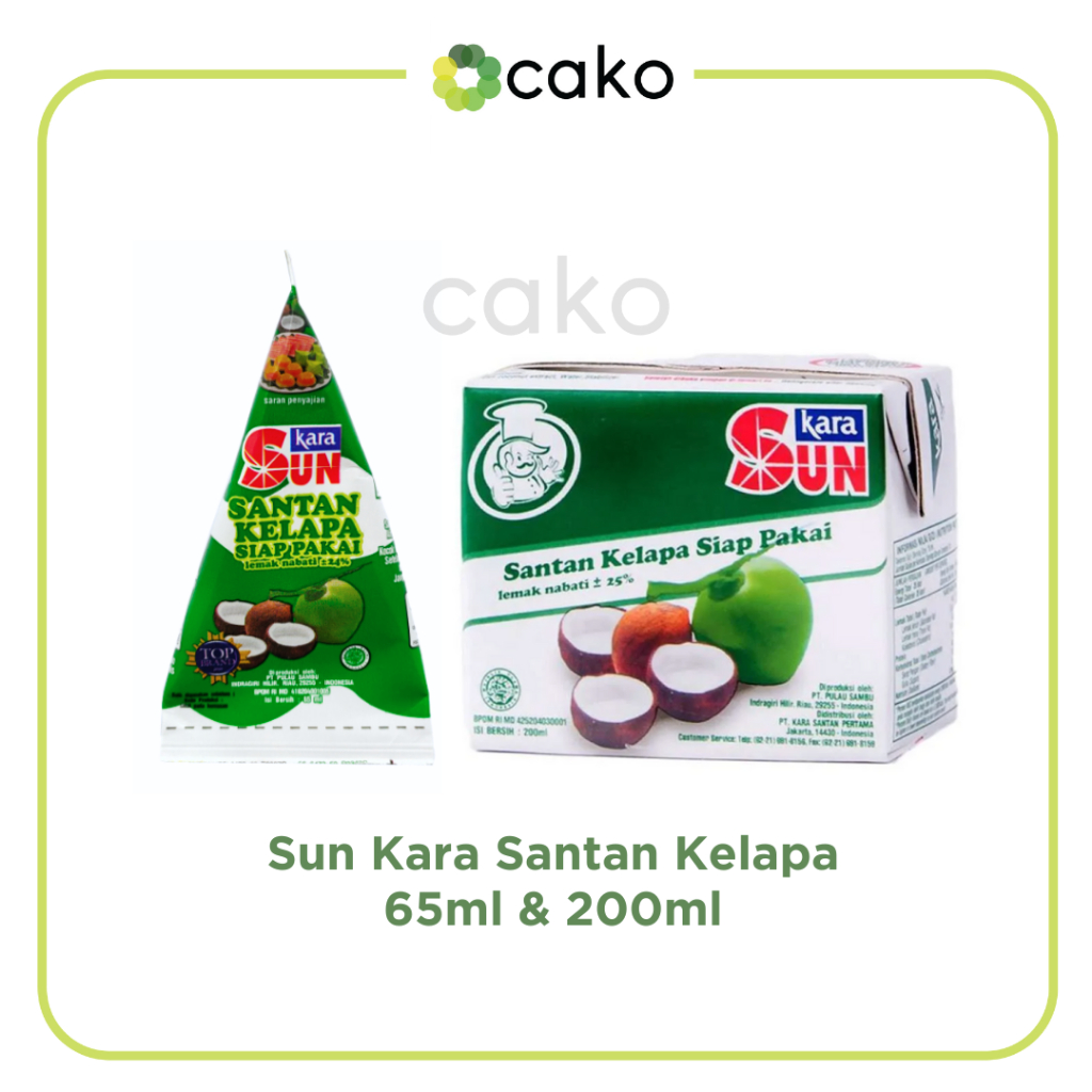 

Sun Kara Santan Kelapa 65ml & 200ml
