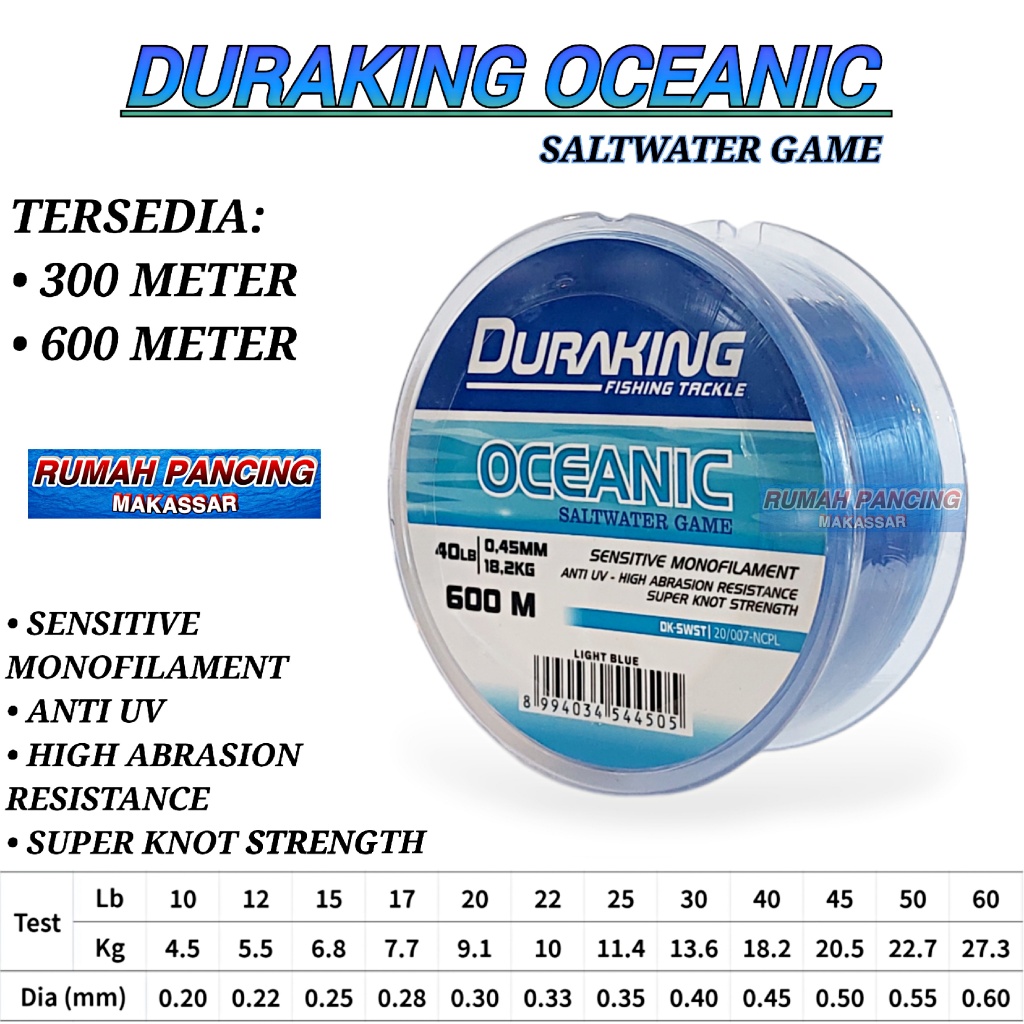 SENAR PANCING - DURAKING OCEANIC - BLUE
