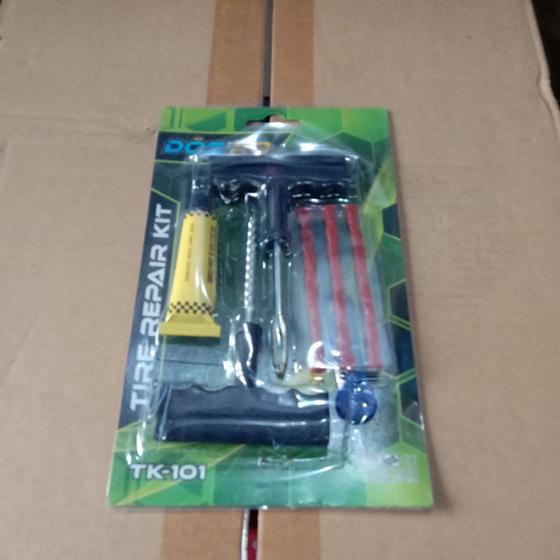 DOZIRO Alat Tambal Ban Tubles Tubeles Set Tambalan Ban Tubles Set
