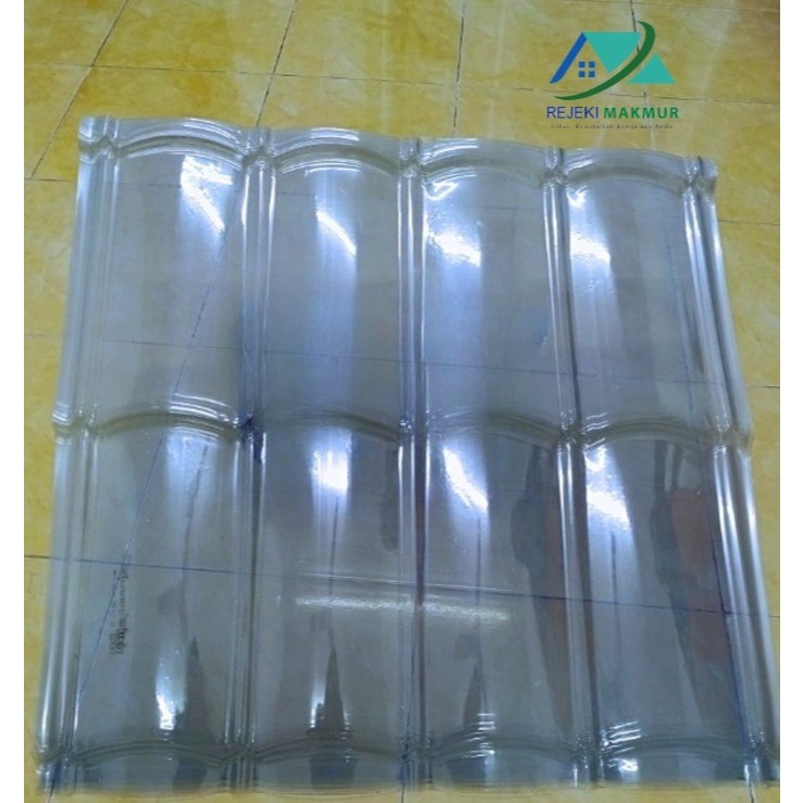 Genteng Bening PVC 8 daun Genteng metal fiber transparan 2x4 minimalis