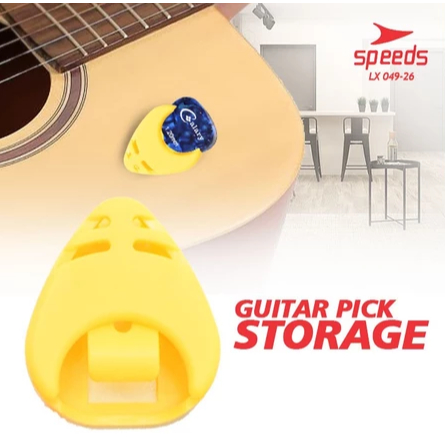 Speeds Alat Musik Pick Gitar Pick Holder Tempat Pick Gitar 049-26