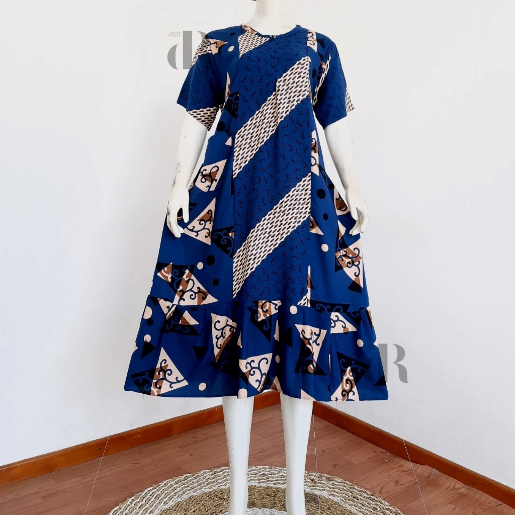 Daster Ramisan Home Dress Rayon Santung Santuri Busui - Daster Busui Panjang Rayon 145