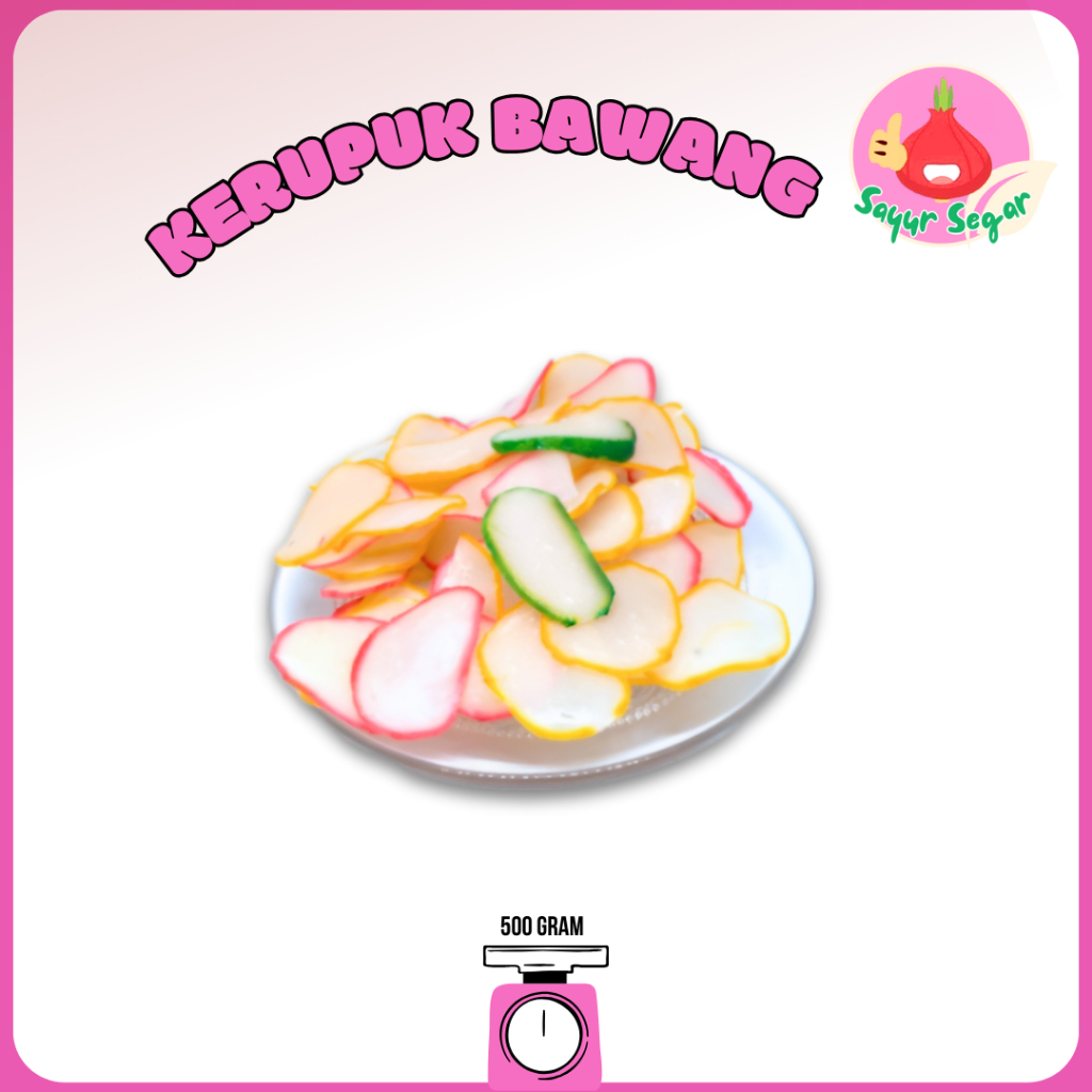 

Sayur Segar - Kerupuk Bawang Mentah 500 gr / Raw Garlic Crackers