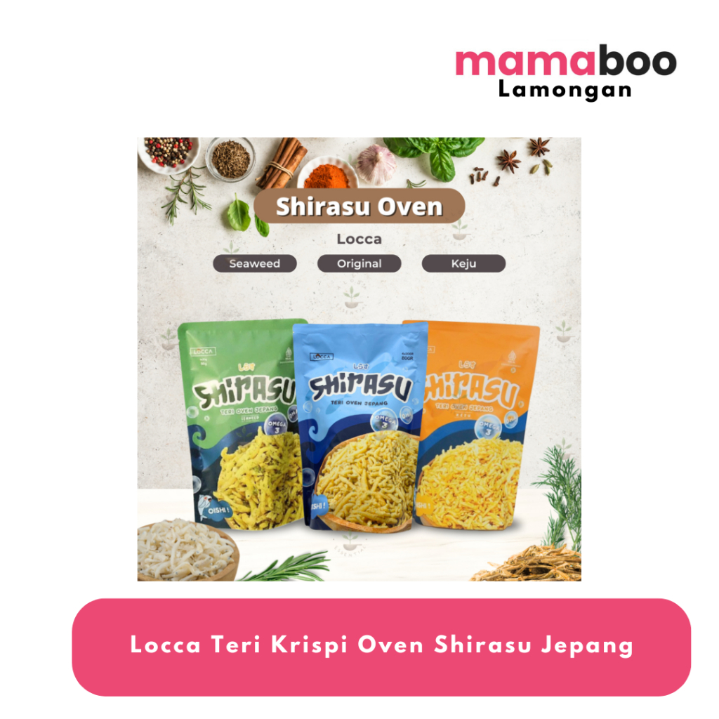 

LOCCA SHIRASU TERI OVEN JEPANG 80G