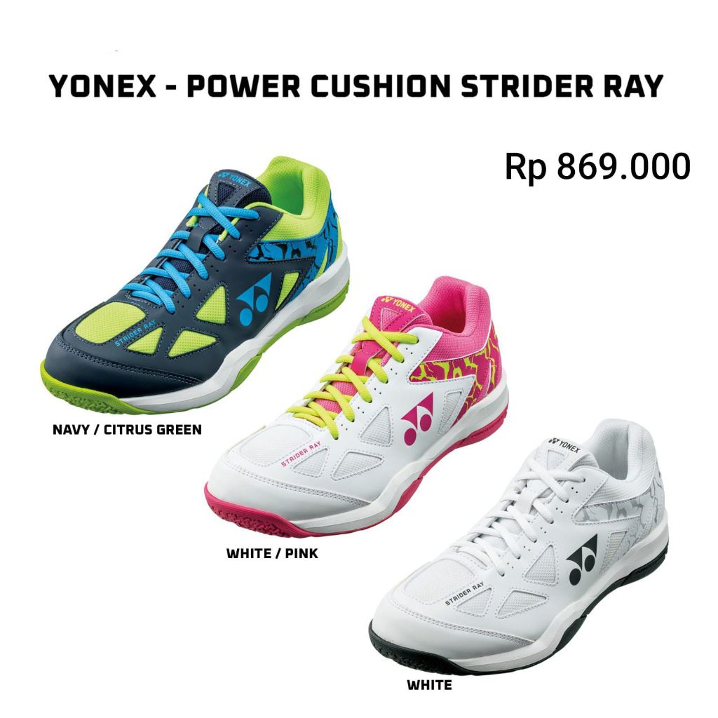 Sepatu Yonex Power Cushion Strider Ray Original