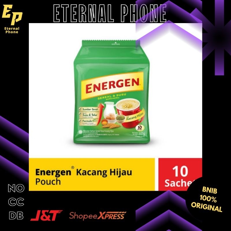 

Energen Varian Kacang Hijau isi 10 pcs