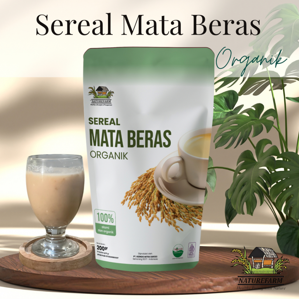 

Sereal Mata Beras Organik Sachet