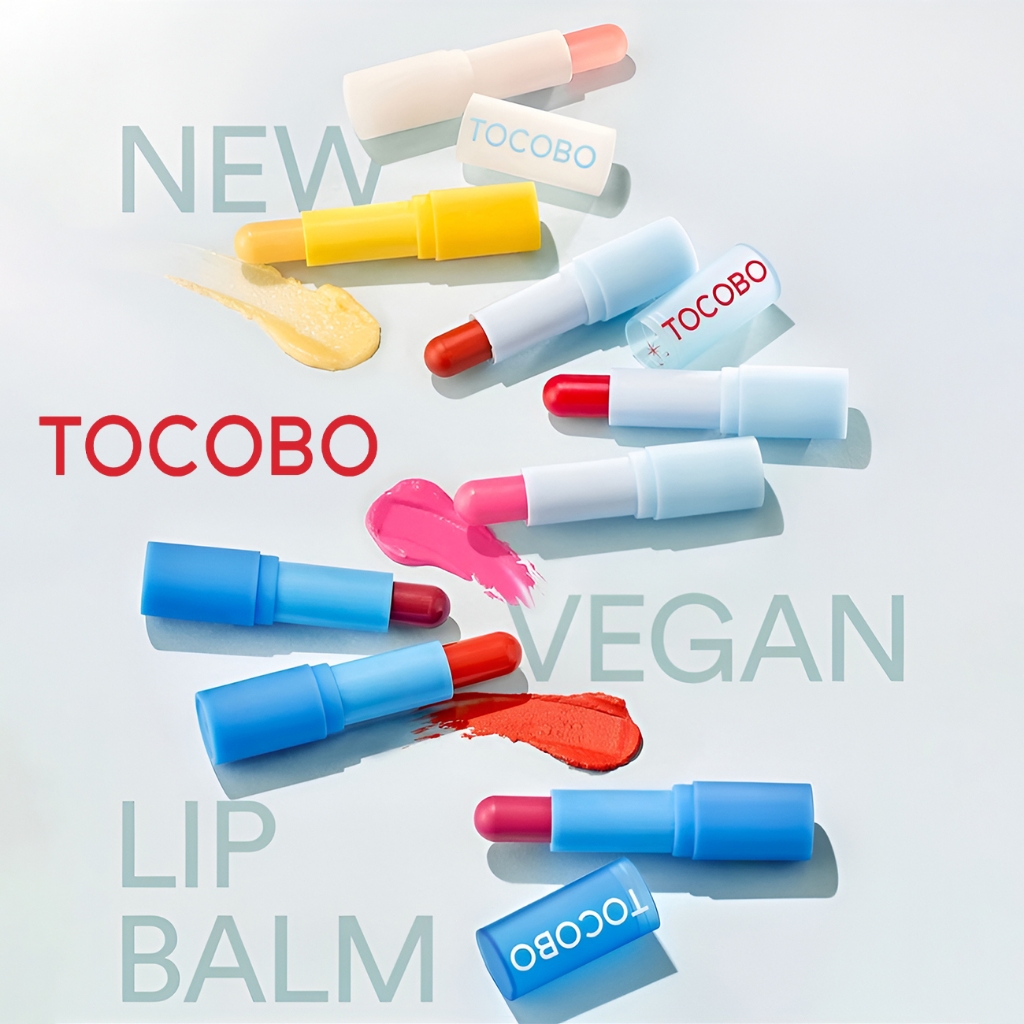 TOCOBO Glow Ritual Lip Balm 3.5g/TOCOBO Glass Tinted Lip Balm/TOCOBO Powder Cream Lip Balm/TOCOBO Vi