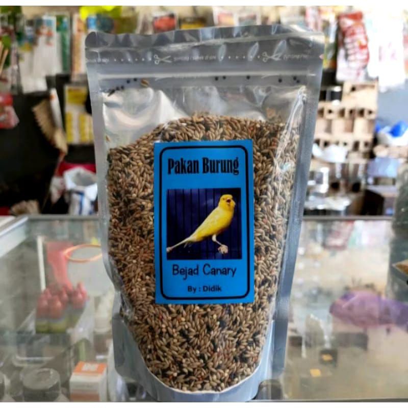 PAKAN BEJAD KENARI UNTUK BURUNG KENARI LOVEBIRD DAN BURUNG PEMAKAN BIJI LAINNYA
