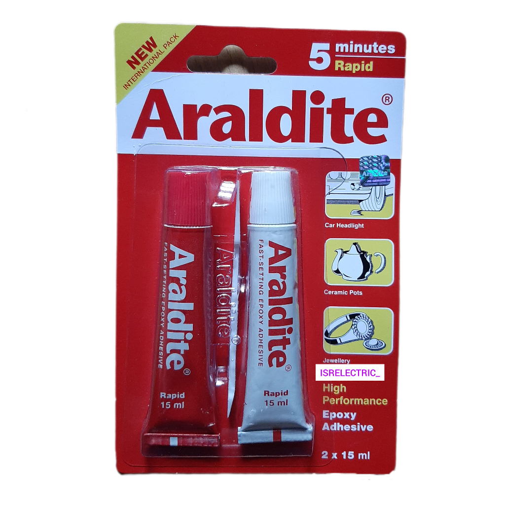 Lem Speaker Araldite Merah Rapid