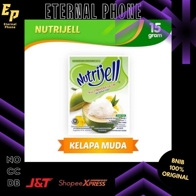 

Nutrijell Agar-agar Varian Kelapa Muda 15 gr