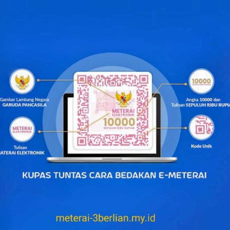 

Jasa Tempel Meterai Elektronik e-Meterai
