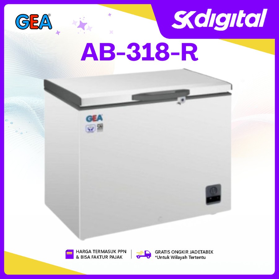 Chest Freezer Gea AB-318-R Freezer Box 300 Liter