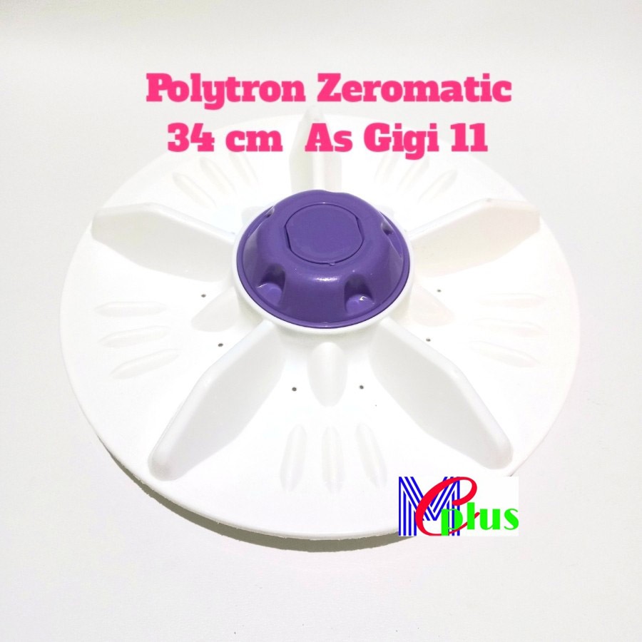 Pulsator Polytron Zeromatic 34 cm 1 Tabung Mesin Cuci 8,5 kg