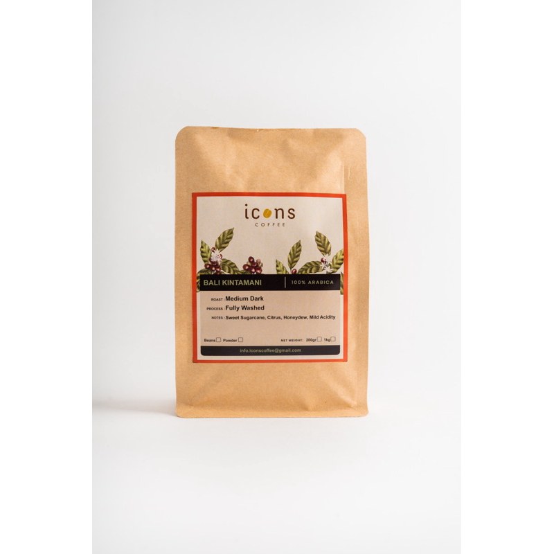 

Bali Kintamani Arabica Coffee - Espresso Roast - 200gr