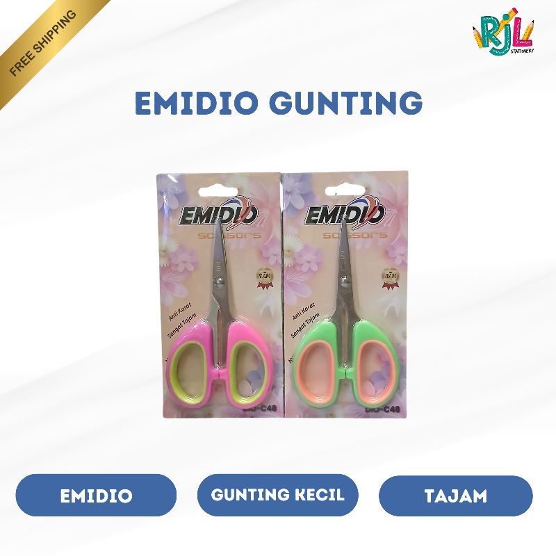 

Emidio Gunting | Ukuran Kecil | Tajam & Berkualitas