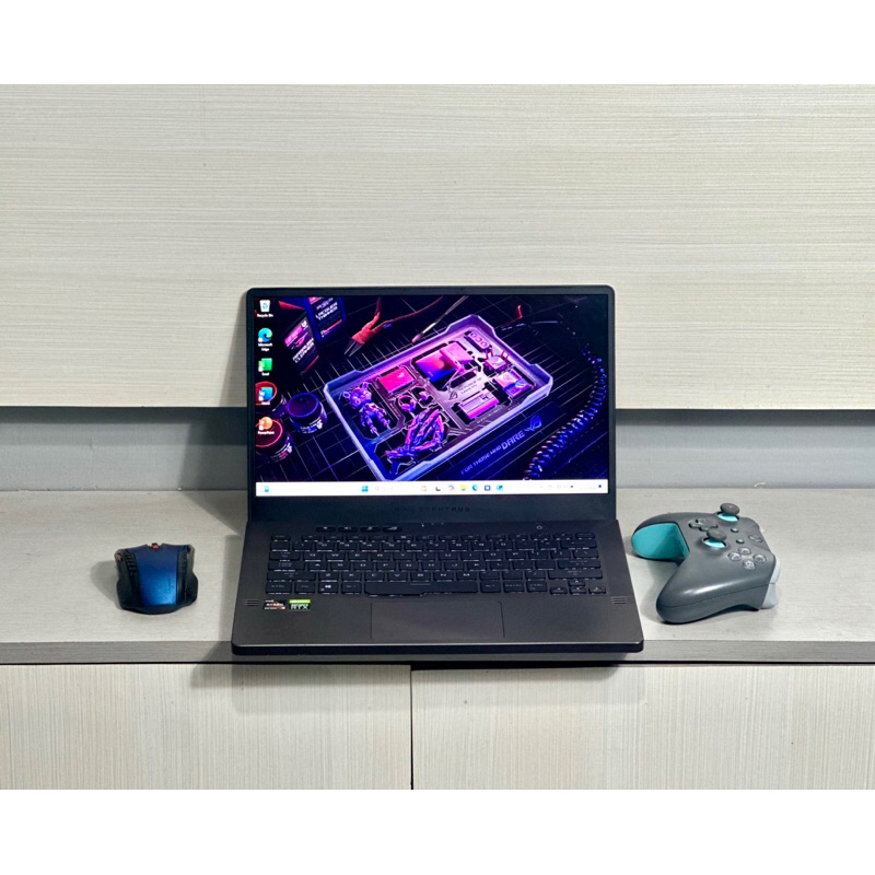 LAPTOP GAMING ASUS ROG ZEPHYRUS ANIMATRIX G14 GA401QE R9-5900HS RTX 3050Ti
