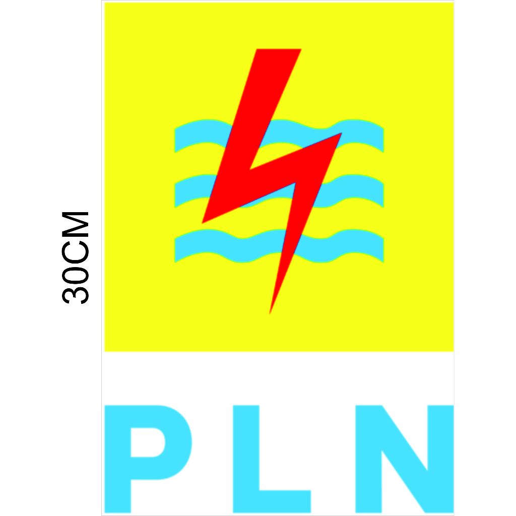 

LOGO PLN UKURAN 30 CM STICKER CUTTING