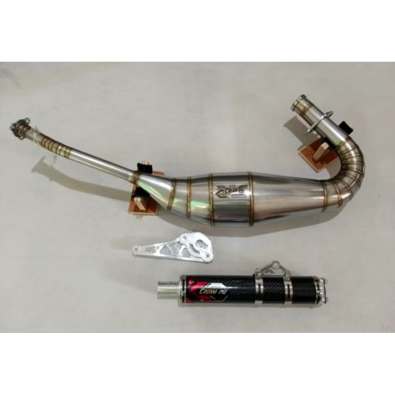 Knalpot Creampie Original Jogja Ninja R RR SS Stainless Silincer Carbon Kevlar
