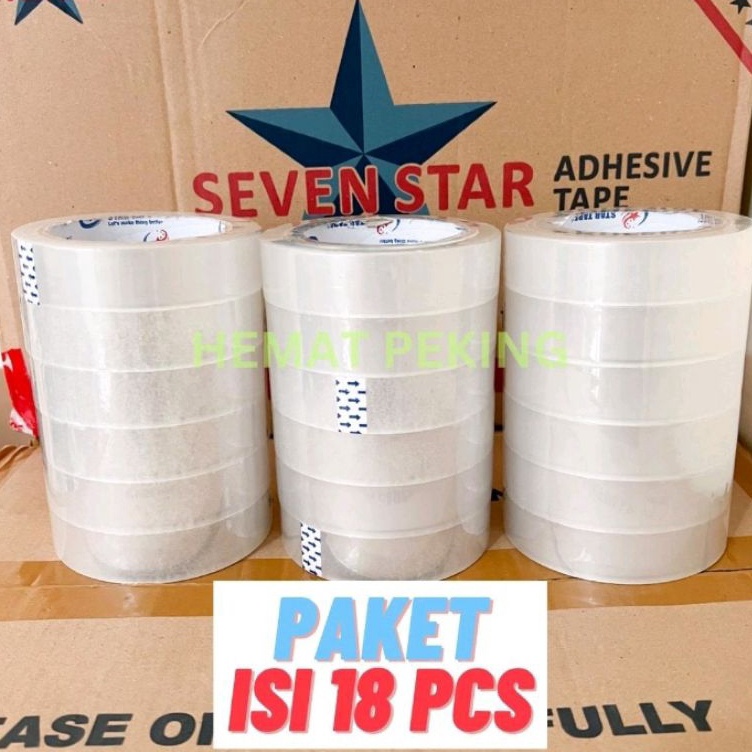 

KODE X93J Isolasi Bening Transparan 1 inch isi 18 pcs 24 mm